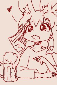 ちかごろのらくがき
たぬきvsバグ 