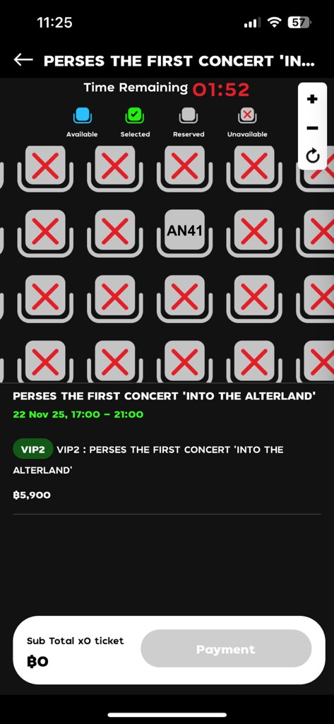 ที่นั่งสุดท้าย vip2 คือครายยย 555555 กดเก่งจุง  #PERSESIntoTheAlterland