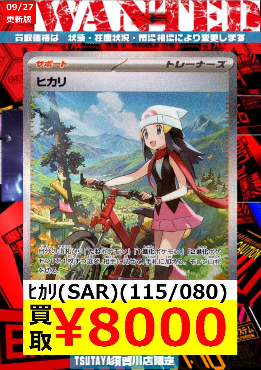 ヒカリ サポートカード SAR 検索用カテゴリ,レアリティ別,SAR