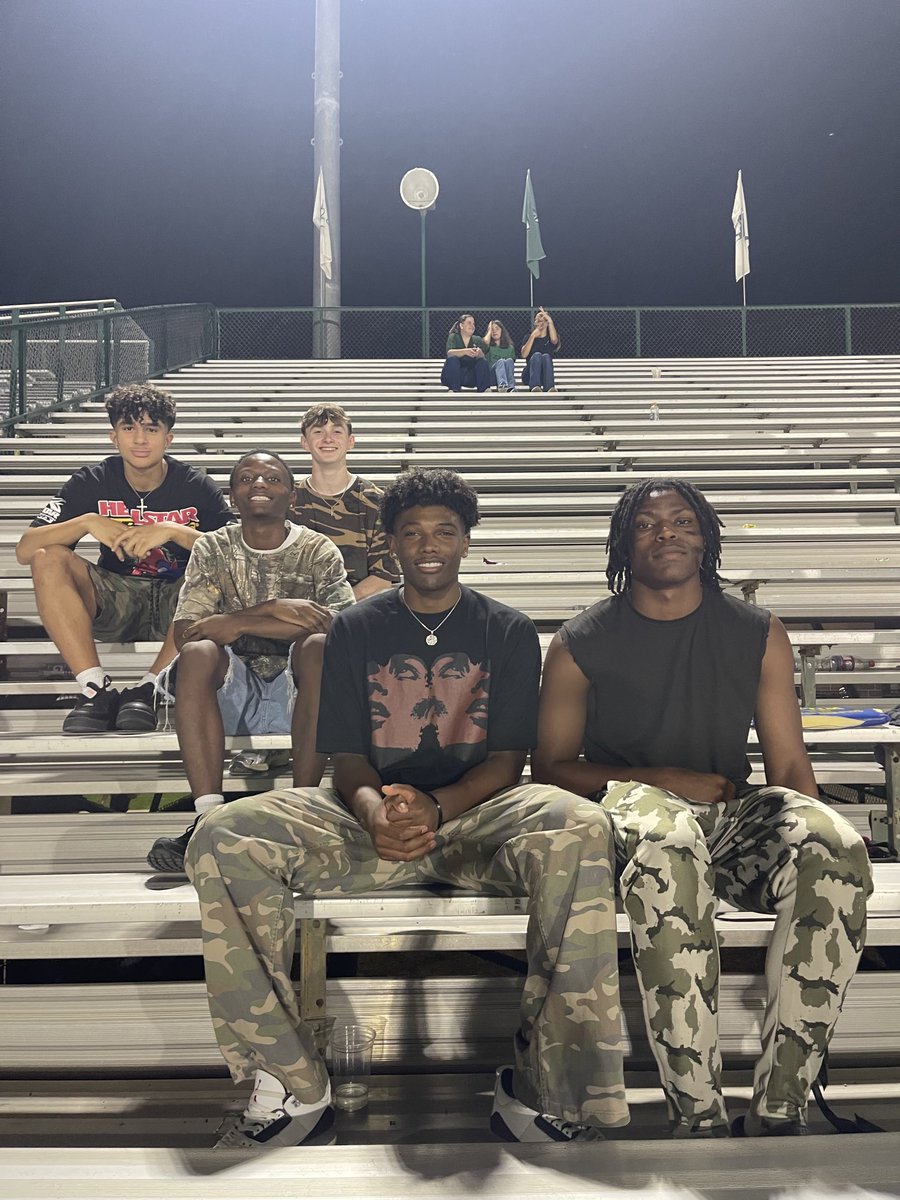 Our boys out supporting the Fb squad. Even waiting after to talk to fellow hoopers. Jayden had to go home and Jack was working the camera on the field. Good job being there guys! ⁦<a href="/azleathletics/">azleathletics</a>⁩