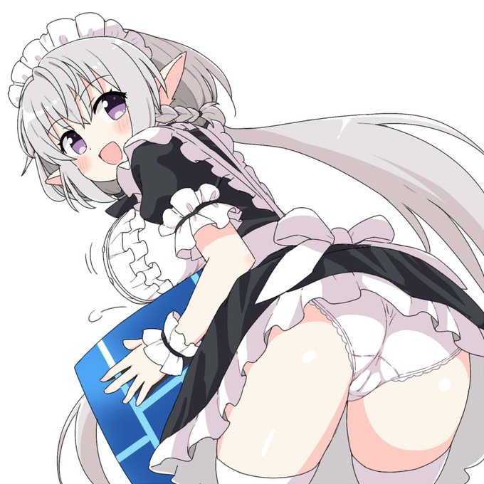 はぁはぁはぁはぁ(×2)・・Skeb納品いっこおわった。これはおまけで描いたのじゃ子(仮名)さんのメイド姿です～:(っ'ヮ'c): 