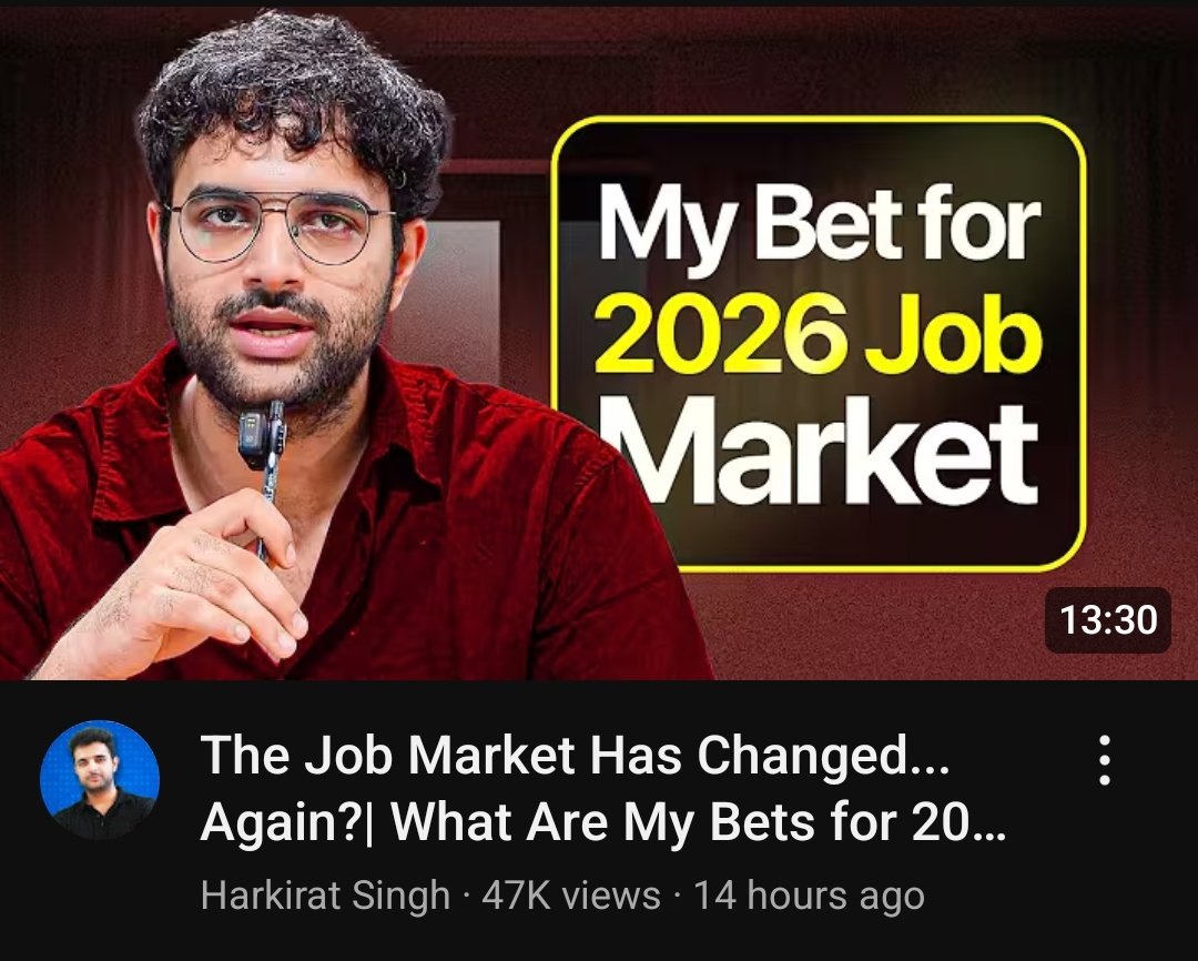 For those who didn’t watch the video, here’s a quick summary for you all

- Tech hiring has slowed to 2020 levels. 2026 could be worse with recession risks.

- Value > everything. If your team/product directly drives revenue, you’re safer.

- Senior engineers flood the market,