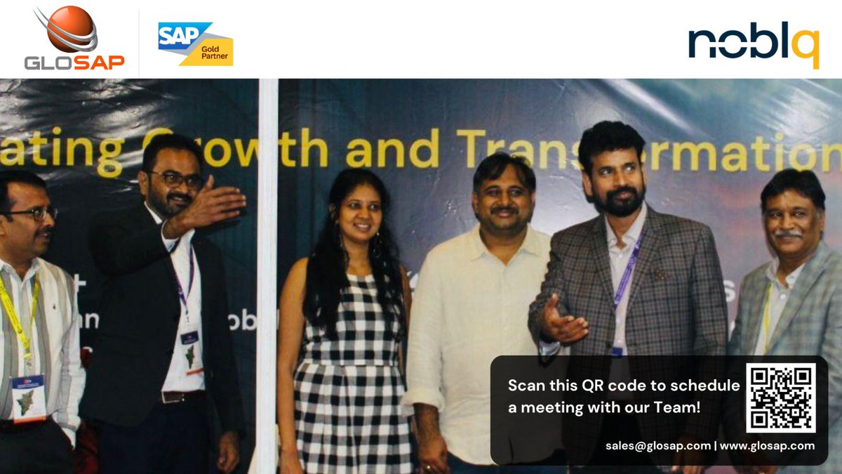 Glosap_Cons's tweet image. Glosap Group (A NOBL Q company) 20+years old organization helps companies in their digital transformation. We enable businesses to adopt Cloud ERP &amp;amp; Grow without Limits. Pls contact - sales@glosap.com 

#glosap #noblq #clouderp #erp #sap #s4hana #saphana #sapbusinessone #sap
