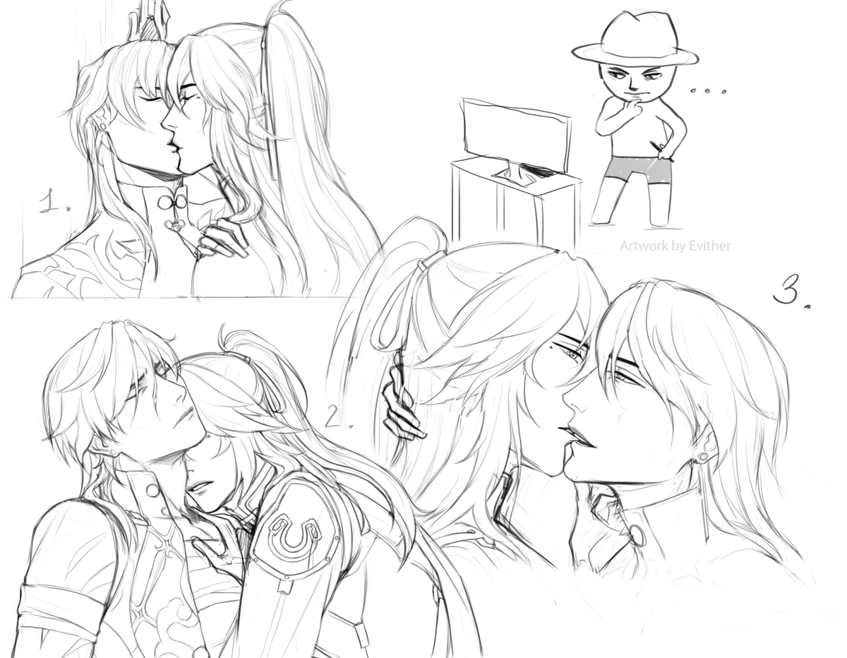 evither's tweet photo. practice sketches to understand something...

#jingren #jingyuan #blade https://t.co/O5ulufmj0P