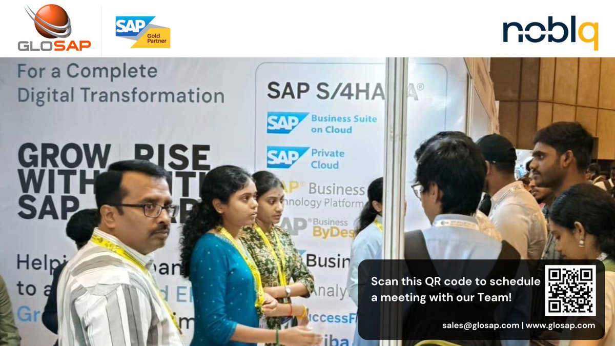Glosap_Cons's tweet image. Glosap Group (A NOBL Q company) 20+years old organization helps companies in their digital transformation. We enable businesses to adopt Cloud ERP &amp;amp; Grow without Limits. Pls contact - sales@glosap.com 

#glosap #noblq #clouderp #erp #sap #s4hana #saphana #sapbusinessone #sap