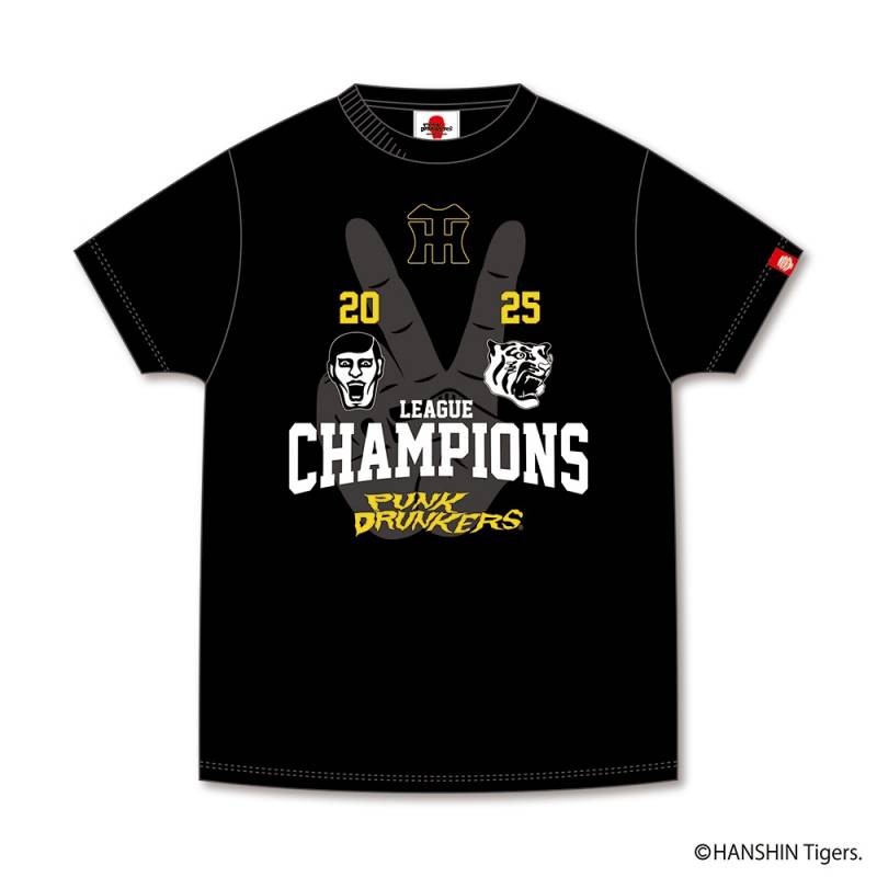 パンクドランカーズ　XL 阪神タイガース Tシャツ　punkdrunkers 黒 パンクドランカーズ XL 阪神タイガース Tシャツ punkdrunkers 黒