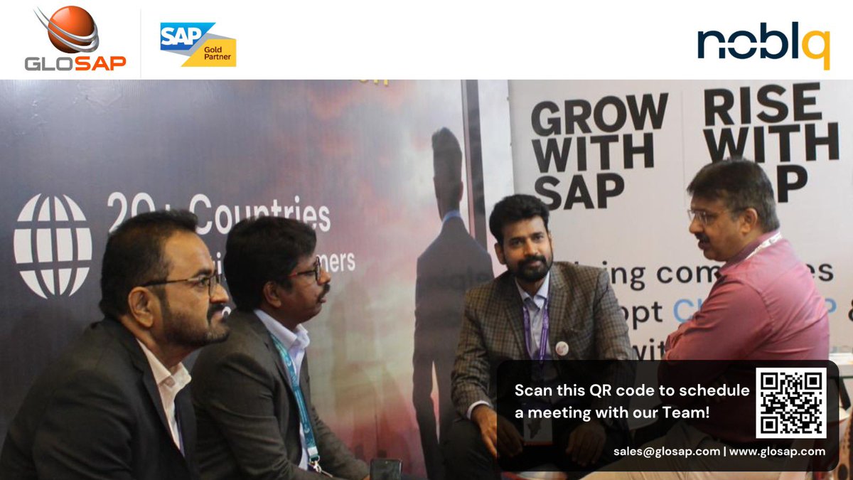 Glosap_Cons's tweet image. Glosap Group (A NOBL Q company) 20+years old organization helps companies in their digital transformation. We enable businesses to adopt Cloud ERP &amp;amp; Grow without Limits. Pls contact - sales@glosap.com 

#glosap #noblq #clouderp #erp #sap #s4hana #saphana #sapbusinessone #sap