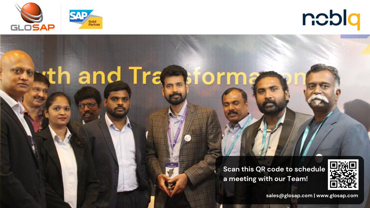 Glosap_Cons's tweet image. Glosap Group (A NOBL Q company) 20+years old organization helps companies in their digital transformation. We enable businesses to adopt Cloud ERP &amp;amp; Grow without Limits. Pls contact - sales@glosap.com 

#glosap #noblq #clouderp #erp #sap #s4hana #saphana #sapbusinessone #sap