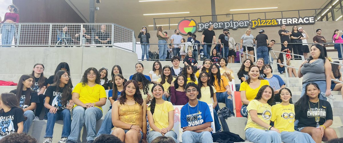 Oohhh What a night! StuCo showing school spirit and cheering on Americas High!