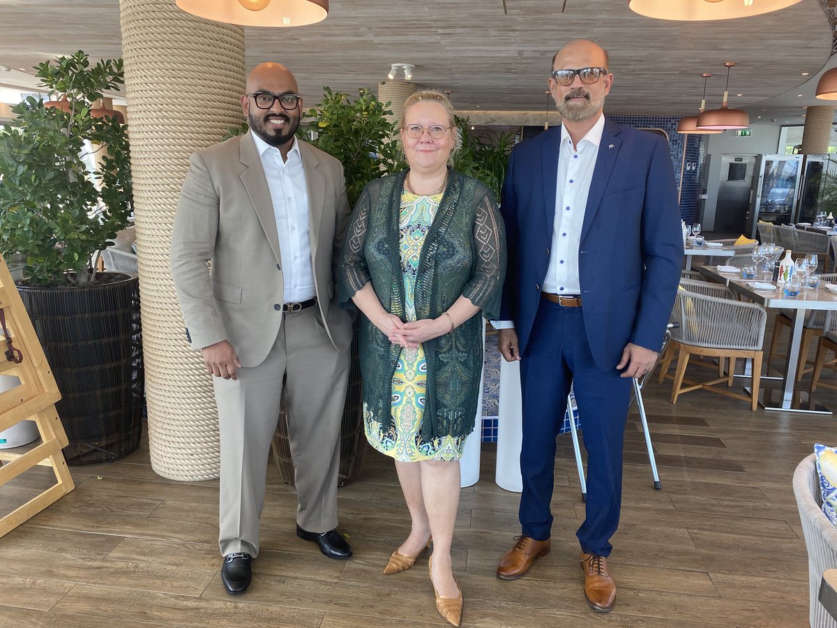 In Dubai again last week, met for first time with Mirka Middle East FZCO, world leader in surface finishing technology. Wow, good to learn more about yet another 🇫🇮company with leading solutions operating in the ME based in Dubai. 🇫🇮🤝 🇦🇪 ❤️