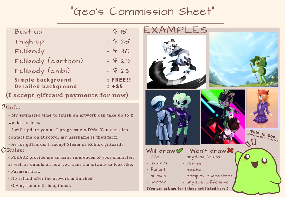 Tigartz's tweet photo. Commissions are open! 📢 
Please DM me if you're interested

Likes and reposts are deeply appreciated ❤️🔃

#digitalart #artcommissions #commissionsopen #artistontwitter #tigartz https://t.co/MKrNswy7AS