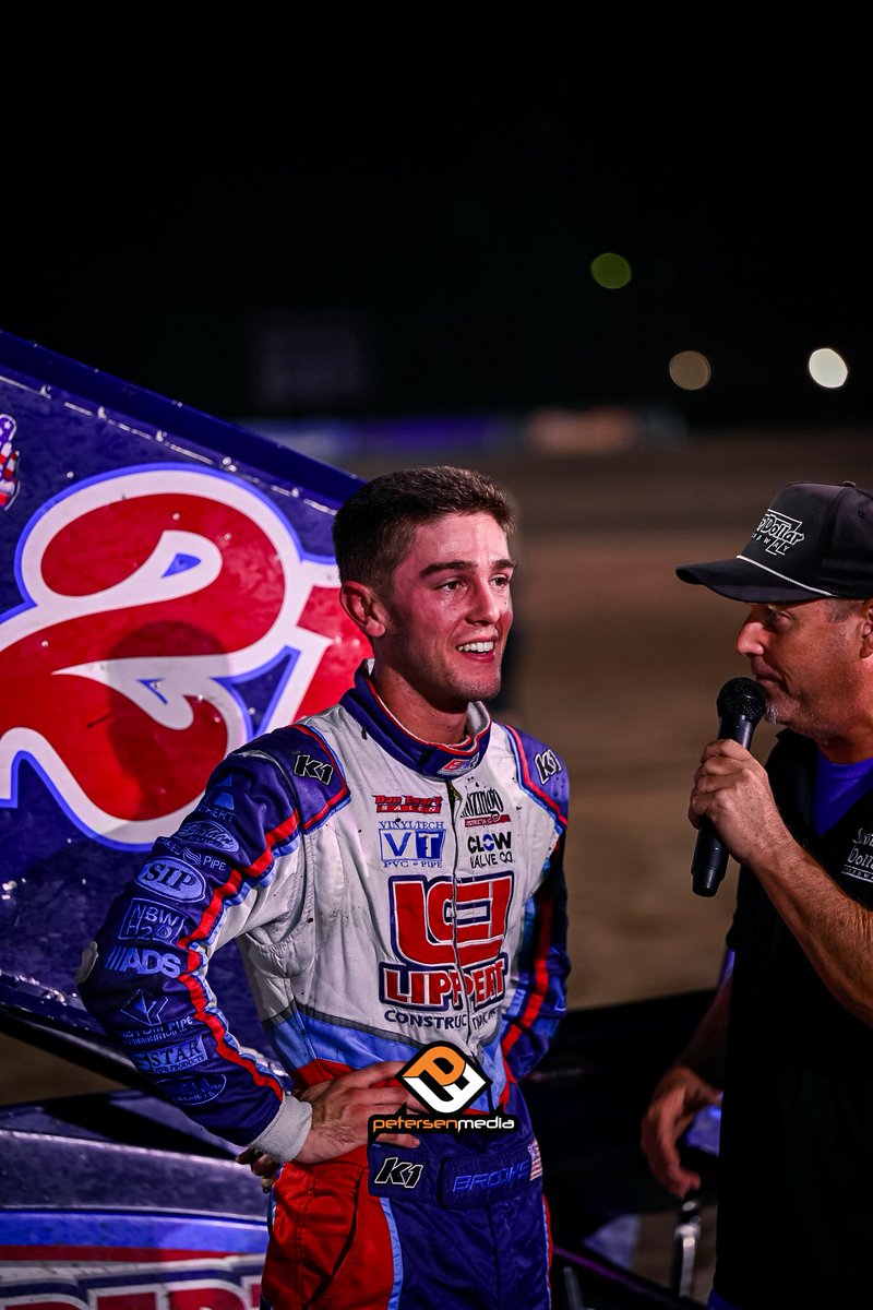Petersen_Media's tweet image. .@lcbrooks60 wins night one of the Fall Nationals!
