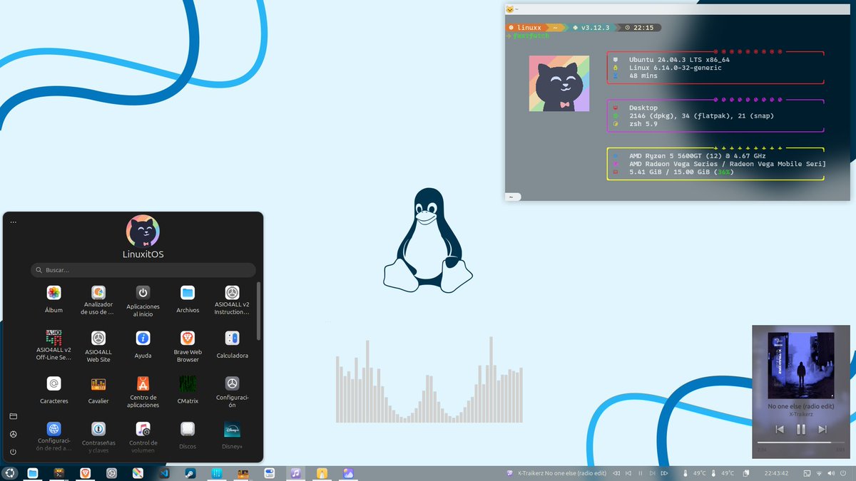 LinuxitOS_MX's tweet image. #ViernesDeEscritorio #Linux 🫡