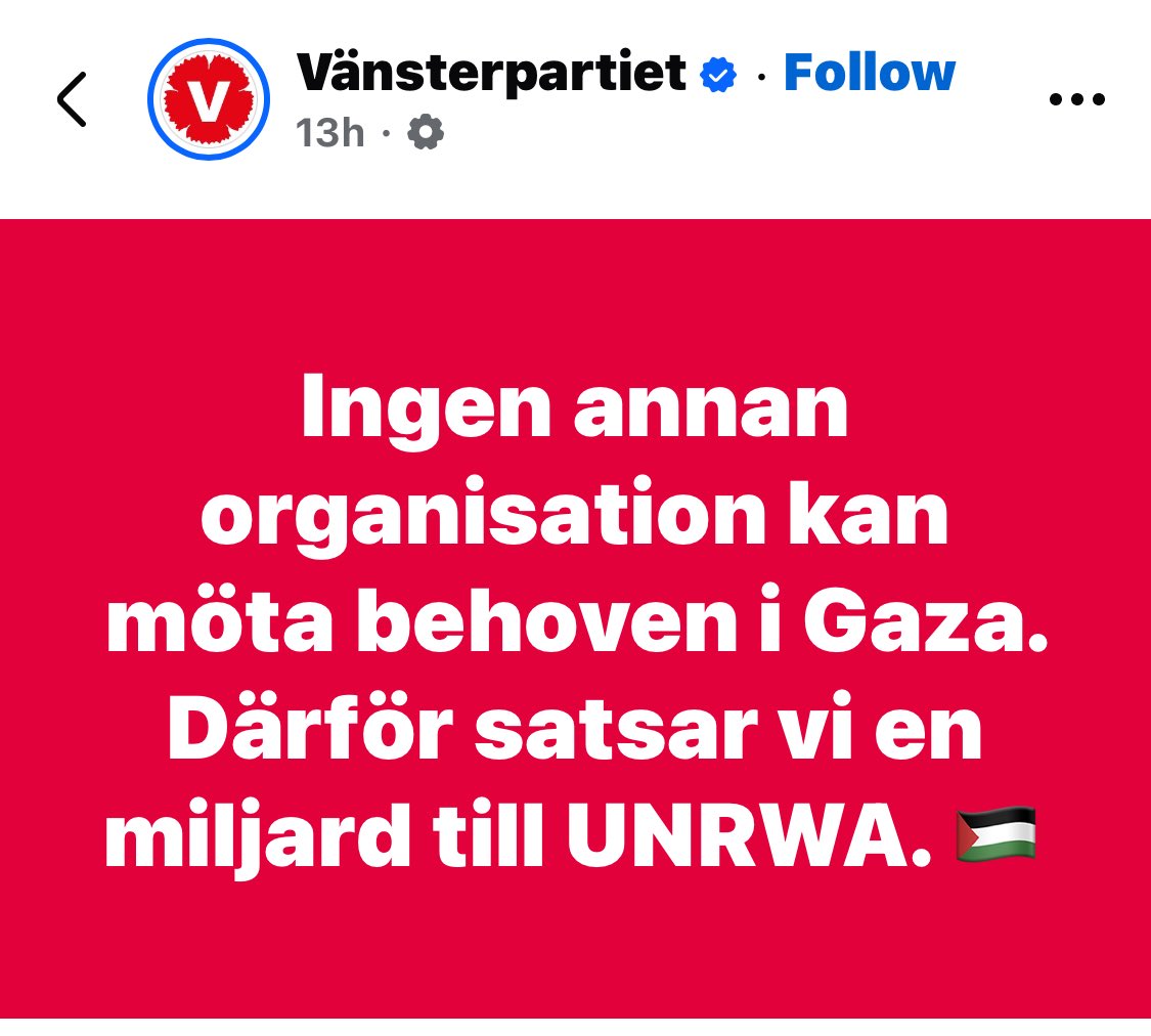 Vänsterpartiet vill ge en miljard skattekronor till en organisation med dokumenterade terrorkopplingar.