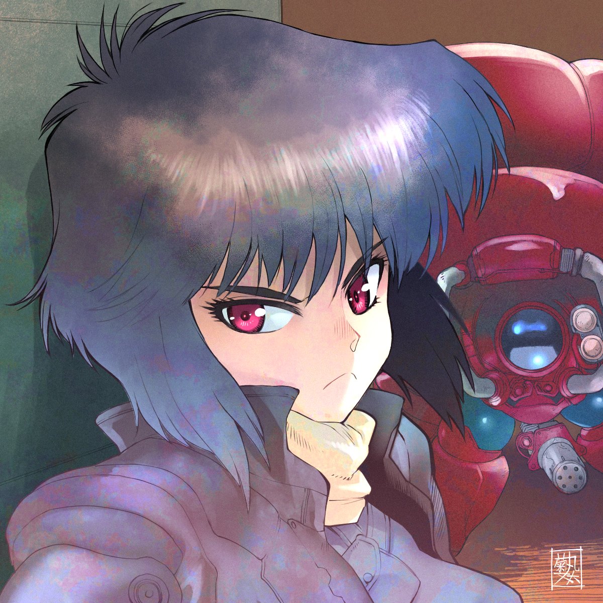 十数年前にお絵かきBBSで描いた素子のリメイク
原作絵最高!
#攻殻機動隊 
#GHOST_IN_THE_SHEL 