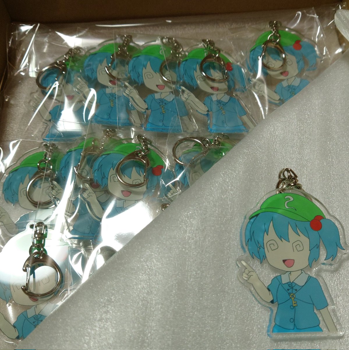 SDVX 例大祭限定アクリルキーホルダー 桃源暗鬼 ウェットカラーシリーズ アクリルキーホルダー Vol.1