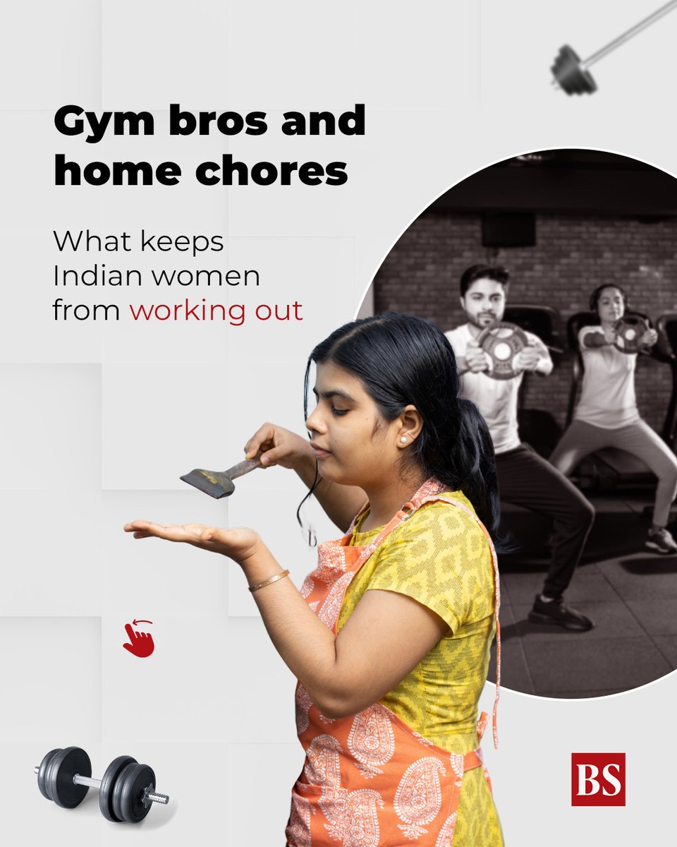 bsindia's tweet image. #HealthWithBS | A survey revealed that only 3.9% of women aged 15–29 participate in sports or exercise daily, compared to 14.8% of men.  But why do fewer young women exercise compared to men? 

Explained 👉 mybs.in/2eq7J19

#healthnews #gymworkouts #gym #ﬁtness