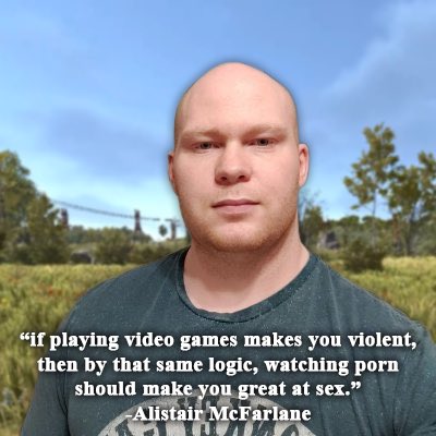 Seems to be a common trend to pull up a lunatic’s gaming history.
Blaming Rust for this is a huge L take.
Ali stays correct 👍