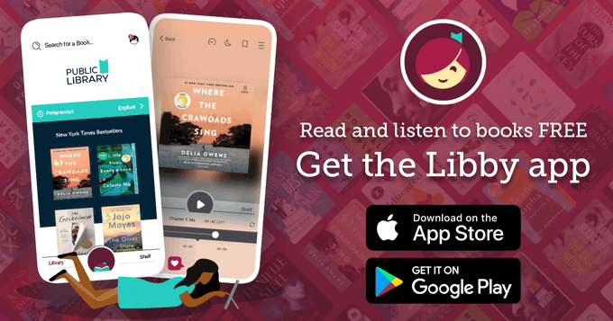 WoodlnHillsLAPL's tweet photo. #DYK that you don't have to spend a dime to enjoy eBooks or eAudiobooks? They are free to borrow with the #BestCardInLA! Just download the Libby app, save your #LAPL account number and pin in the app and you're ready to borrow 24/7. #LAPLReads https://t.co/lWUoxgps1p https://t.co/eHEREoUlUp