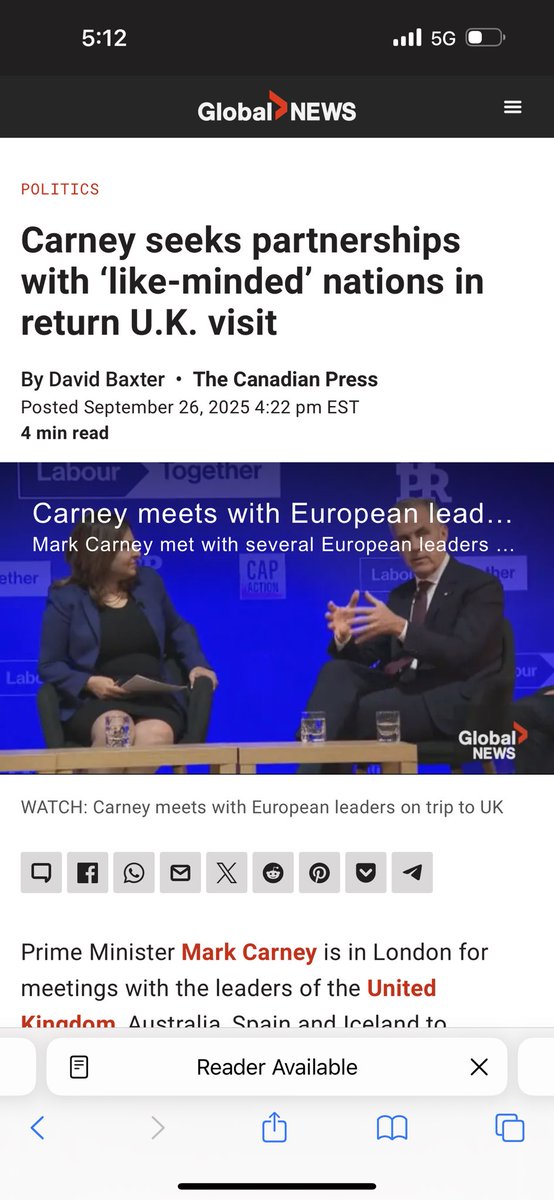 chriswarkentin's tweet photo. Carney’s mired in scandal & failure at home so he’s pulling a Trudeau.
He fuelled up the jet & he’s off on another junket.
The real scandal is that the media is just playing along, just like they did with Justin.
Carney’s playing them for fools…and they couldn’t be happier. https://t.co/gQuyVGrFeS