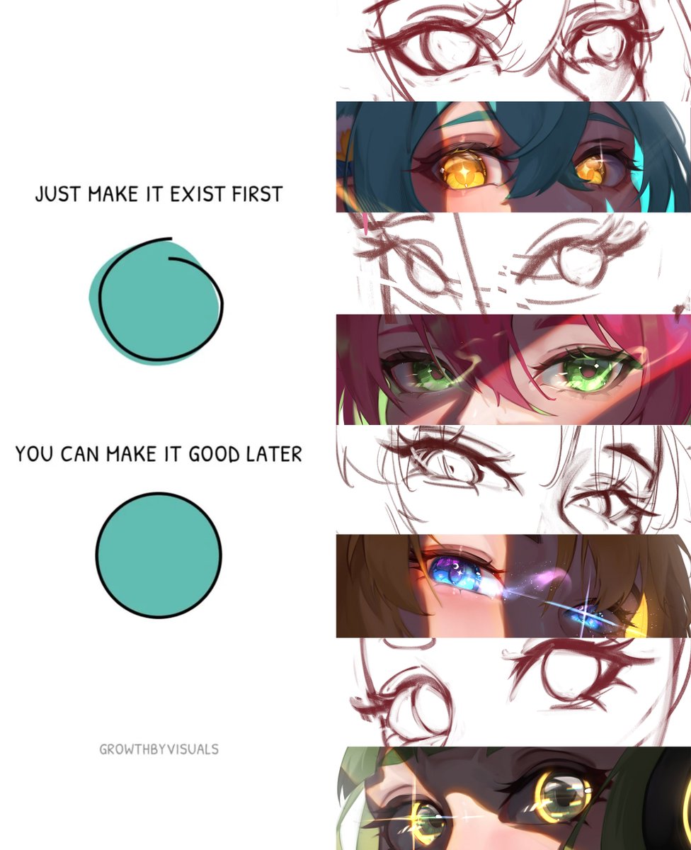 Just make it exist first, You can make it good later🥹