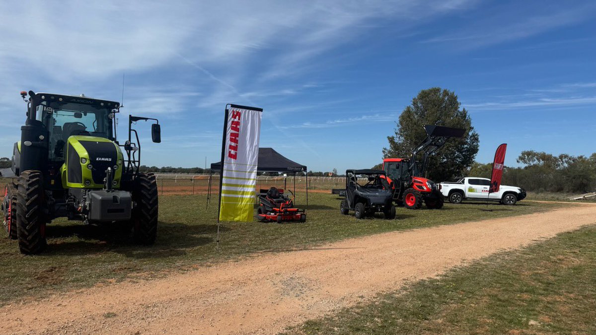 Tom’s at the Hillston Show today!!!

Call in &amp; say g’day, check out the CFMOTO U6 EV &amp; the Bad Boy zero turn mowers.