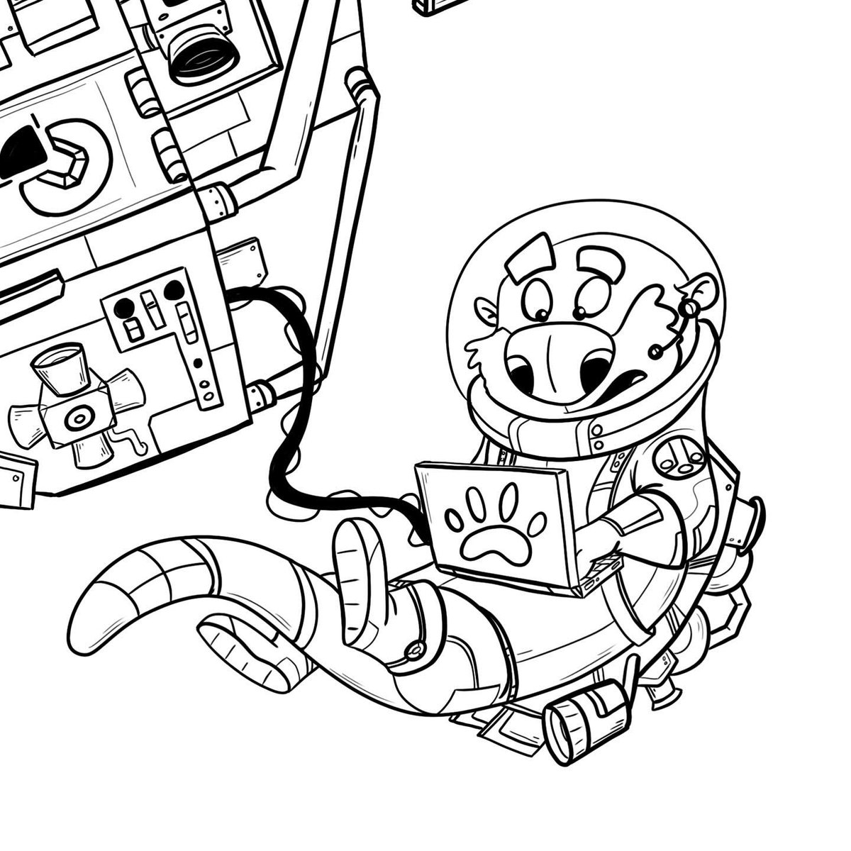 Signal Interference in sector B-22.  

Rusty cancelled their drift racing subscription.  (Illustration from 23)