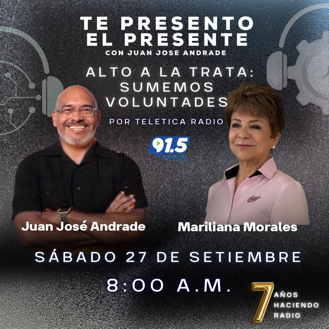 j_j_andrade's tweet photo. Cordialmente invitados, 8am por @TeleticaRadio https://t.co/6UhB3u0w2U