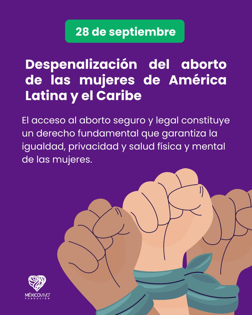 🌎 ¡En América Latina, las mujeres siguen luchando por su derecho a decidir! A pesar de los avances en la despenalización del aborto, las barreras persisten en toda la región. 
La lucha por el acceso real, seguro y sin obstáculos, continúa. 💜
#DerechosReproductivos