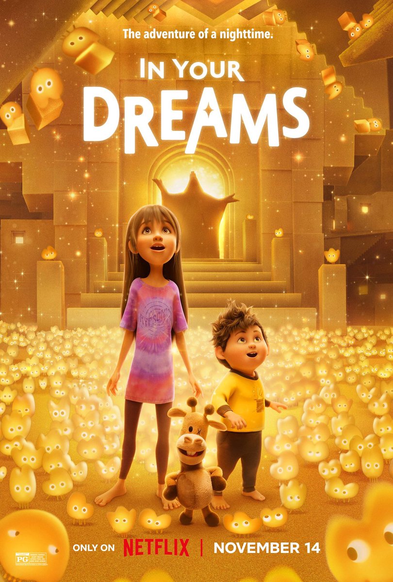 FilmNewsNos's tweet photo. 🎬 Here’s the NEW POSTER for animated adventure fantasy comedy movie #InYourDreams! Starring #JolieHoangRappaport #EliasJanssen #CraigRobinson #SimuLiu #CristinMilioti #OmidDjalili #GiaCarides @ProZD
Streaming on @netflix November 14, 2025
#AlexWoo #Netflix https://t.co/vPKbnNCYX0