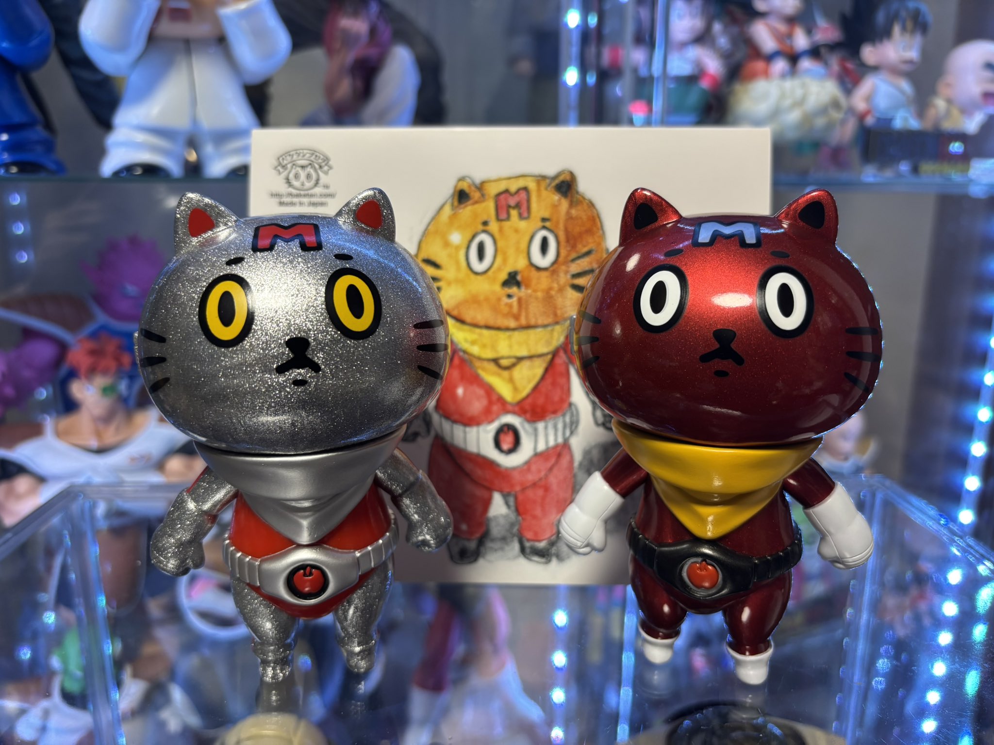 バケタンブログ　どうしても干支にはいりたい　ソフビ　三体セット バケタンブログ10周年の個展「COLOUFUL」に行ってきた♪ - みあ