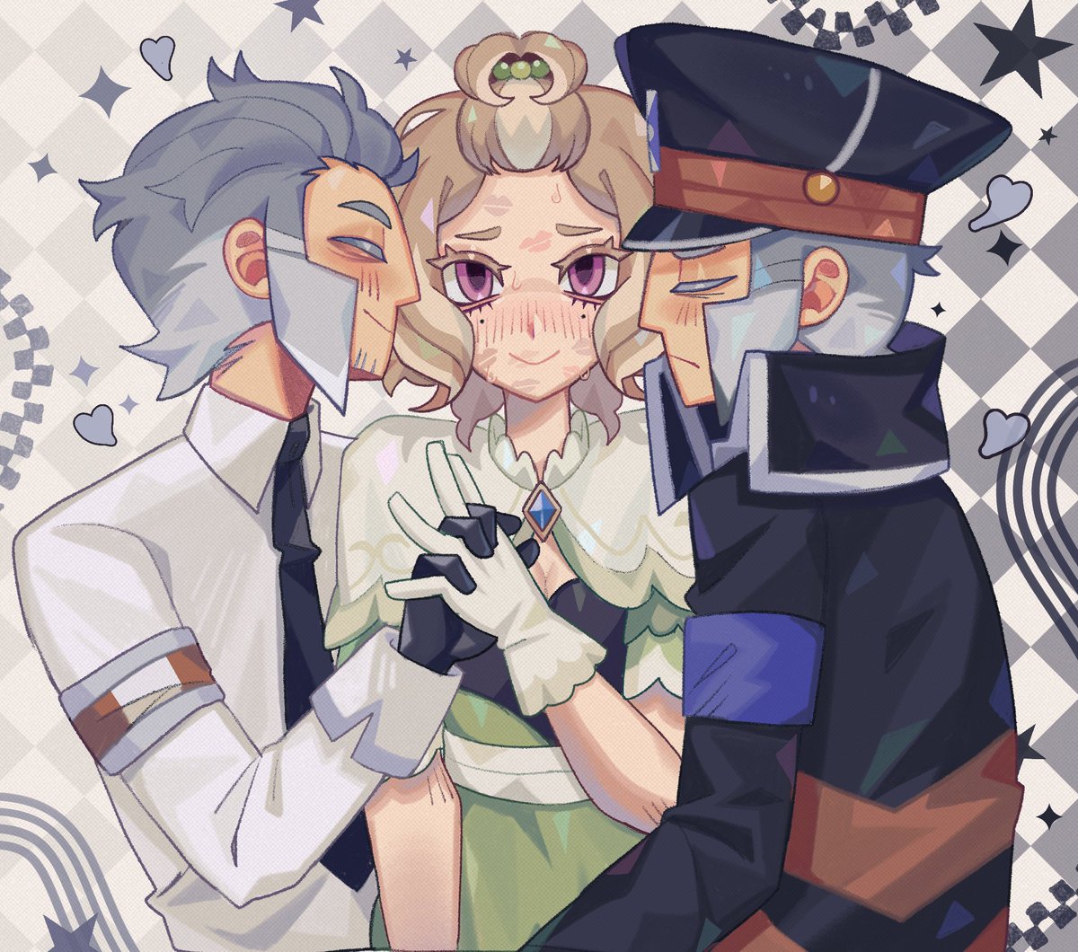 ROSSEKKU's tweet photo. Just a small gift for a friend (⁠・⁠∀⁠・⁠)🌷
I forgot Ingo's facial hair.... Sorry. https://t.co/ShbPJeYMIS