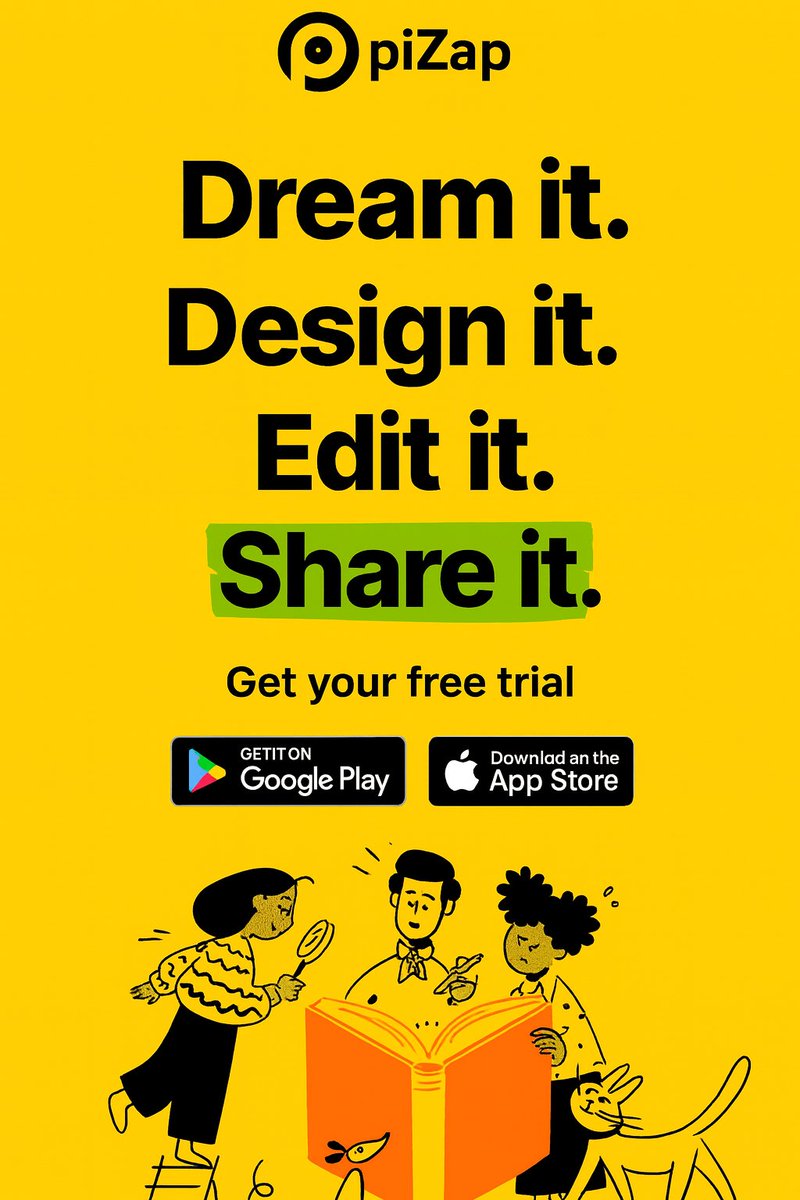pizap's tweet image. 🎨✨ Dream it. Design it. Edit it. Share it. ✨🎨

Bring your creativity to life with piZap! Whether it’s collages, photo edits, stickers, or AI magic – do it all your way. 💡

📲 Get your FREE trial today!
👉 Available on Google Play &amp;amp; App Store.

#piZap #PhotoEditor