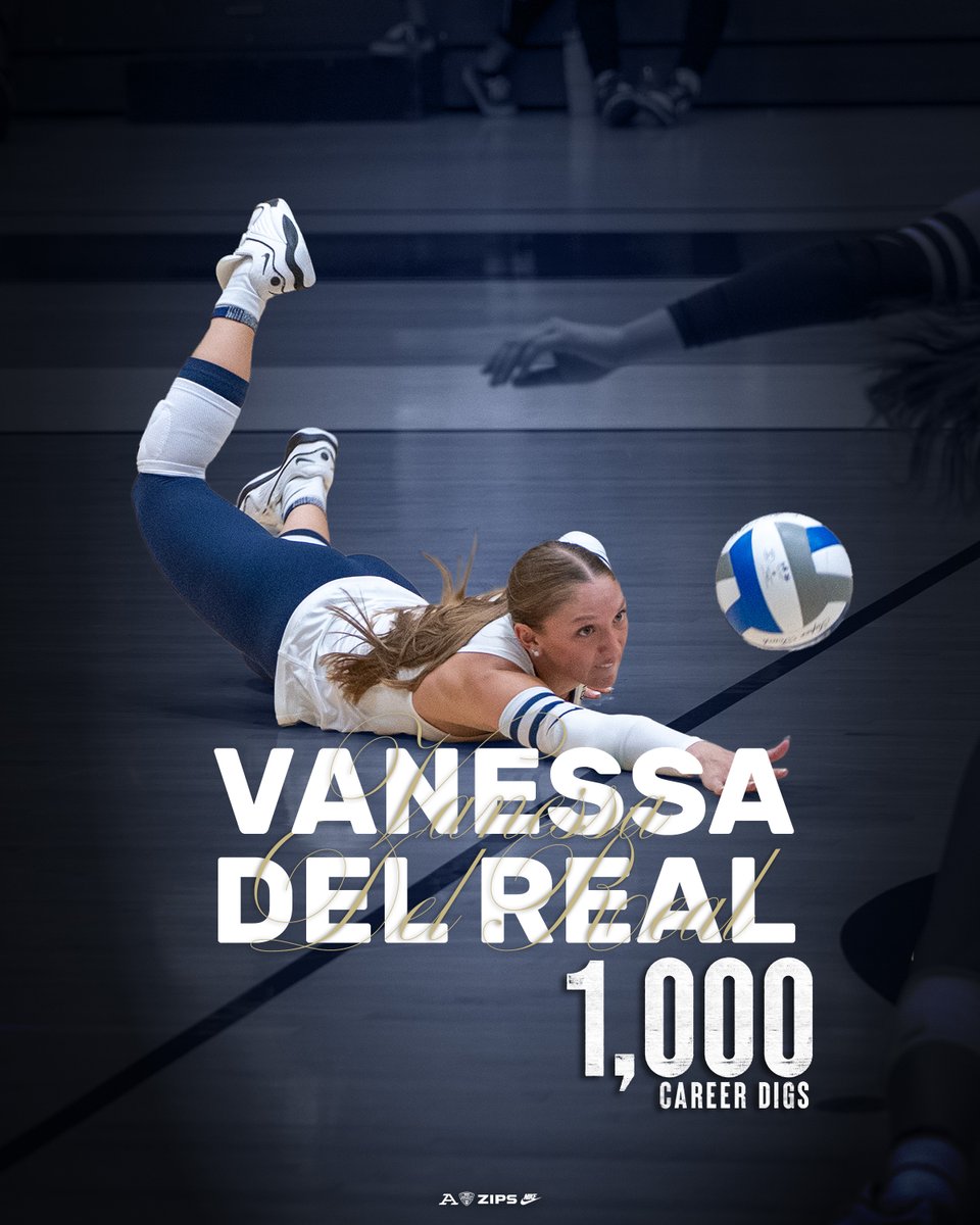ZipsVB's tweet photo. 👏 Congrats to Vanessa for recording 1,000 career digs tonight‼️

#GoZips 🦘 #MakeTheClimb https://t.co/DUdwcl0opx