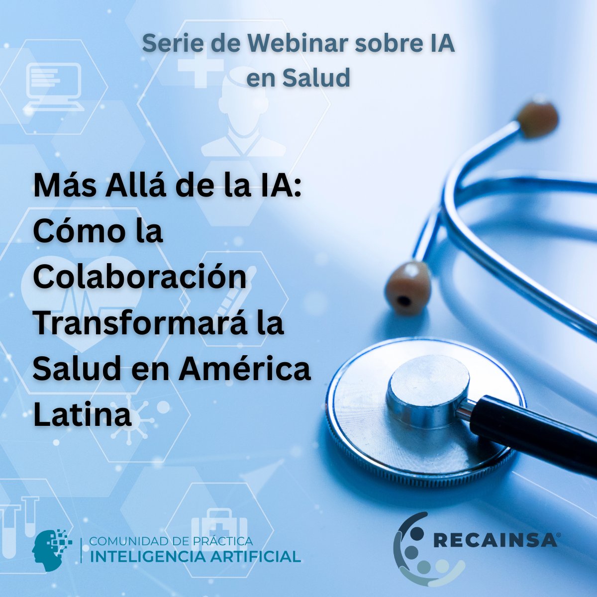 🚀 ¡Lanzamos la Comunidad de Práctica de IA en Salud (CDP-IA)!

Únete al webinar de apertura 👉 “Más Allá de la IA: Cómo la Colaboración Transformará la Salud en América Latina” 🌎

🎙️ Con el Dr. Alejandro Mauro – Clínica Alemana de Santiago 🇨🇱

📅 30/sep | 🕓 4pm CA | 5pm