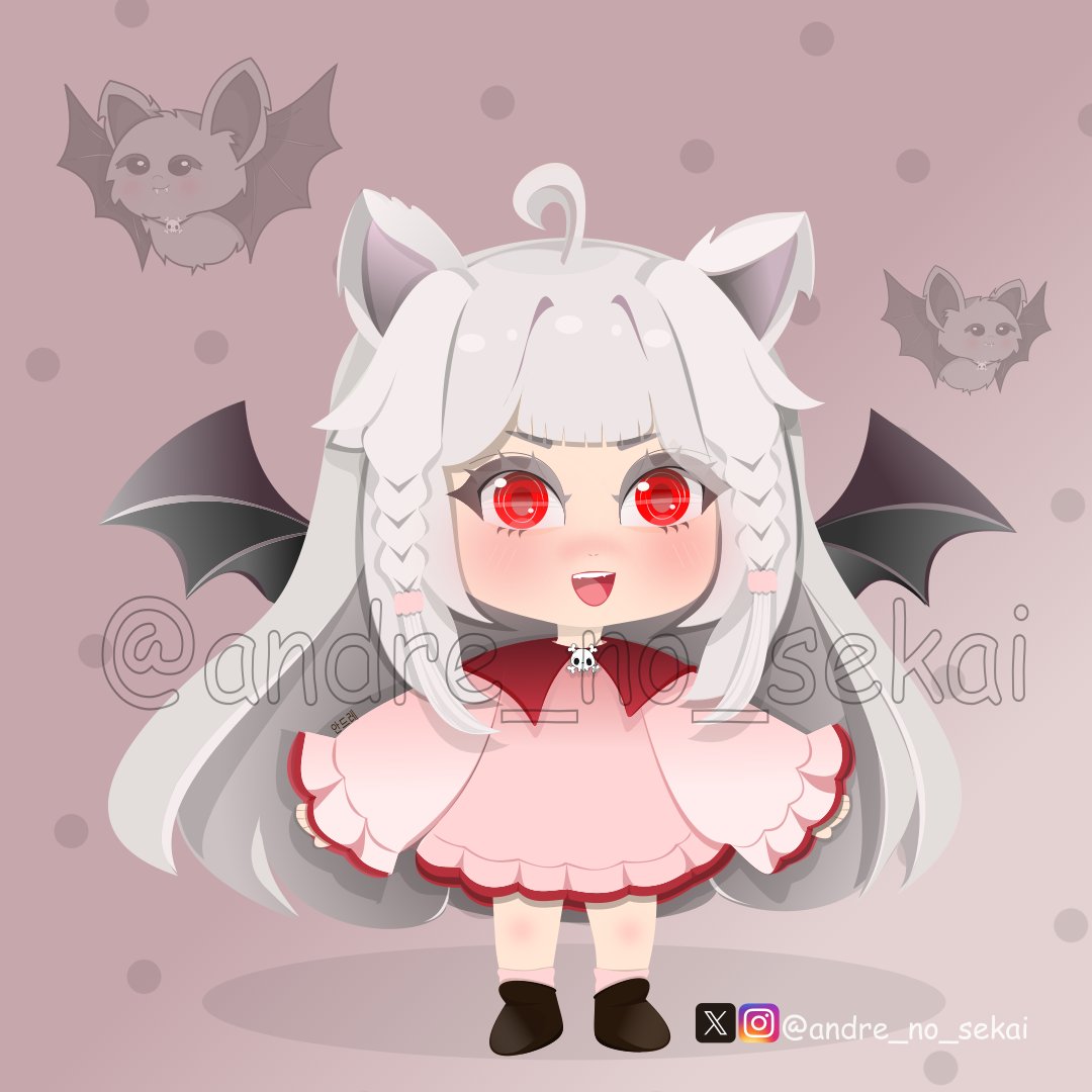 andre_no_sekai's tweet photo. ✨ Bat girl 🦇🖤🦇 ✨

✨Give me many  💖💖💖
✨RT’s are very very appreciated!!! 
✨Follow me for more 👉👈😊

#illustration  #イラスト #ゆるいイラスト https://t.co/5w7p8oQNoU
