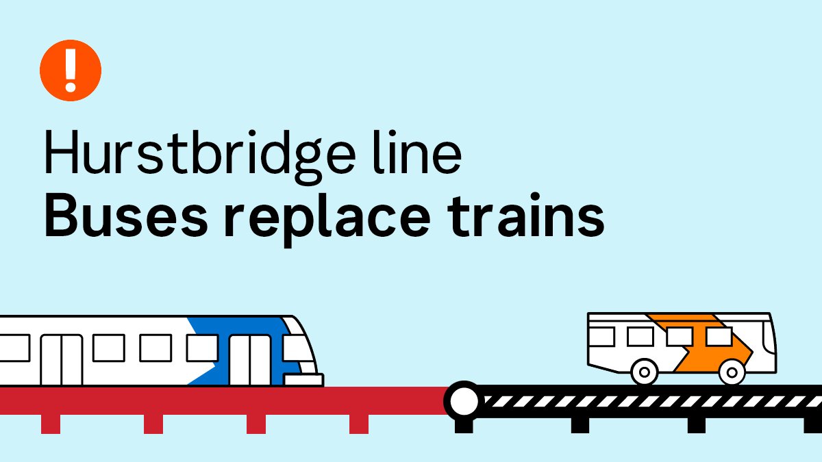 🚧 Hurstbridge line: Buses replace trains between Heidelberg and Eltham from 8:30pm Tuesday 30 September to last train Thursday 30 October, while project works take place.

Info: tinyurl.com/2vbvckzf