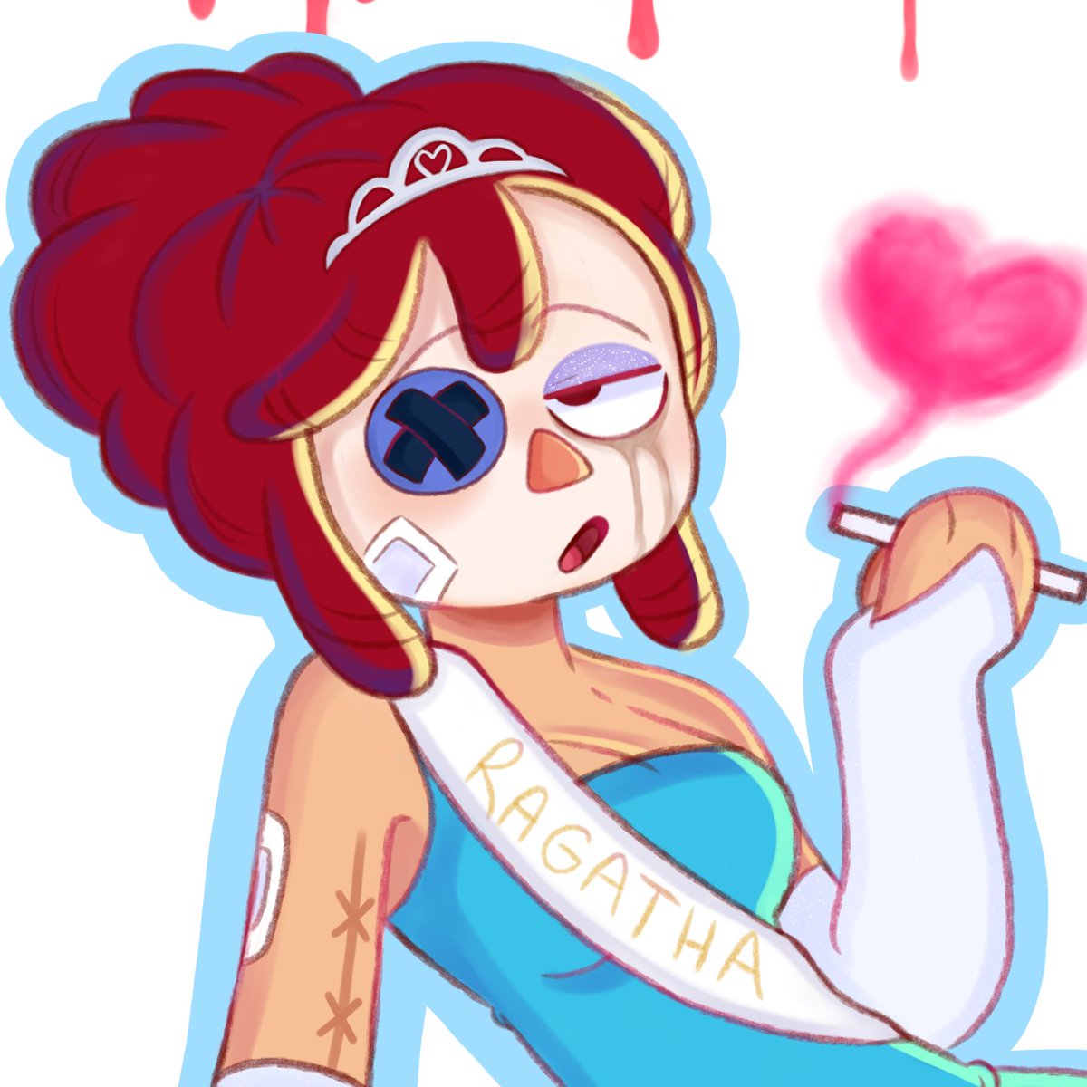 KunZafiro's tweet image. "It's casual for you now pomni?"
RAGATHA AS CHAPPELL ROAN FANART‼️💞
(by the way, I'm live on tiktok drawing the comic)
#ragathaTADC #theamazingdigitalfightclub #fpy #jesterdoll