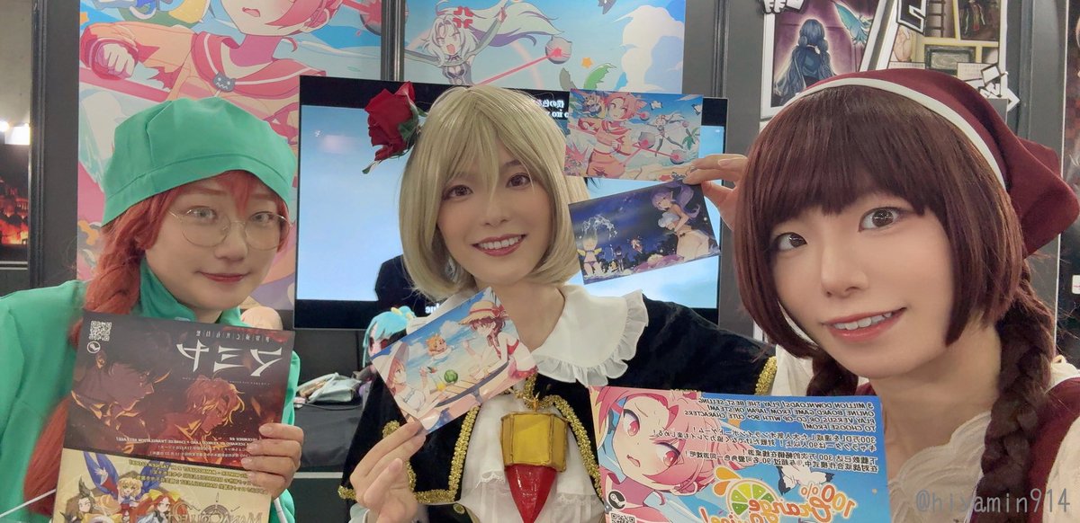 hiyamin914's tweet photo. #TGS2025 3日目‼️
本日より一般デーです✨️
引き続きホール11 C46 FruitbatFactoryブースにてお待ちしております😊
試遊していただいた方に100オレのポストカード3枚組をプレゼント〜！！🎁 https://t.co/ONQGHFD36f