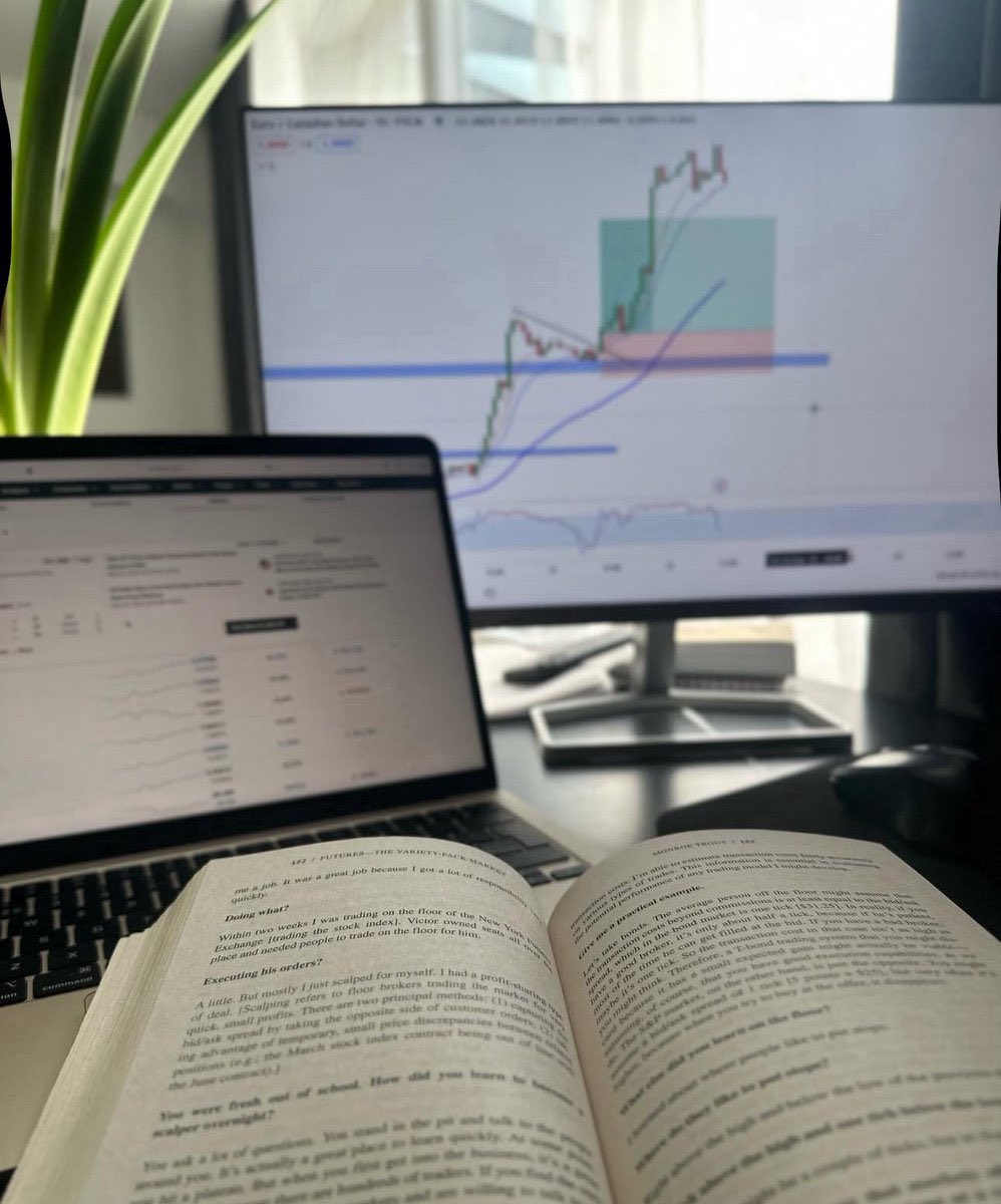 Hard work pays off, you just have to focus and never stop! One thing I still have to work on is holding my trades from my original position👩‍💻