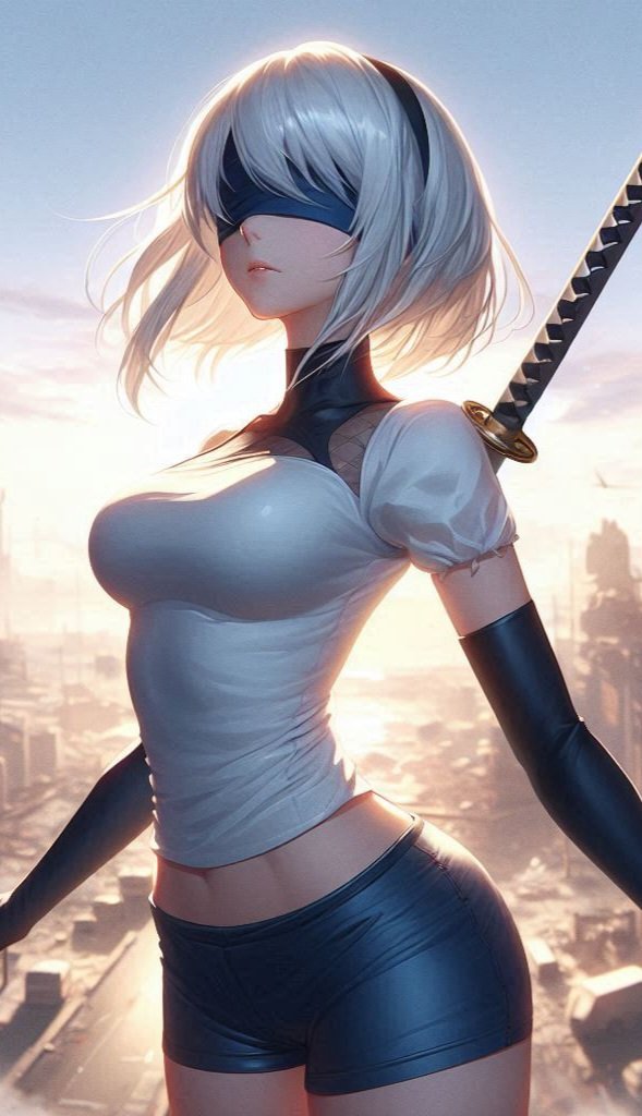 🤖 NieR Automata Ver 1.1a ✨
#NieRAutomata #NieRReplicant #NieRReincarnation #ニーアレプリカント #ニーア #ニーアオートマタ #2B #Fanarts #AnimeArt #AIart #AIgirl #AIイラスト ✨️🤓