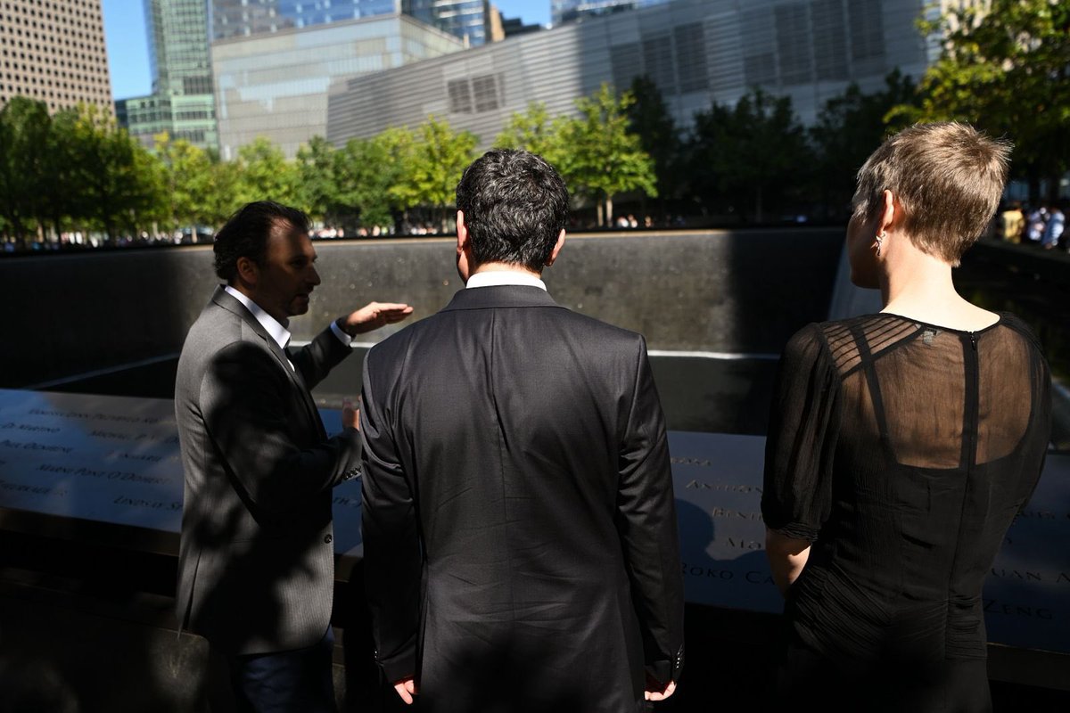 Commemorating 9/11 is always a sorrowful experience. Visiting the memorial today was particularly moving. It is difficult to comprehend that a city so fast-paced and vibrant was struck by such devastation. This memorial honors not only the unspeakable acts of bravery shown by