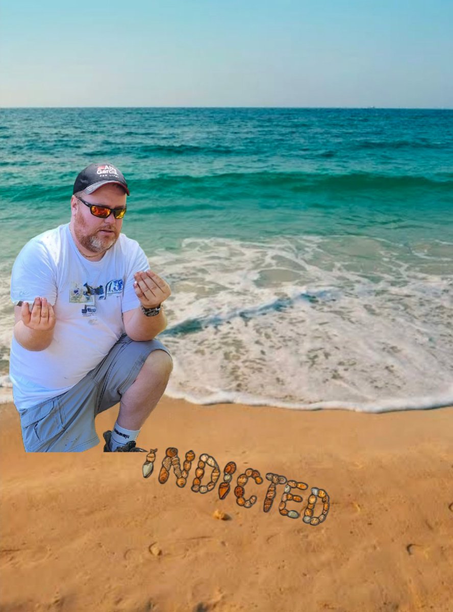 👀 Look what I found when I was walking on the beach this morning! 😲 the sea shells spell out the word INDICTED!!! WHAT?...😱
#MAGA