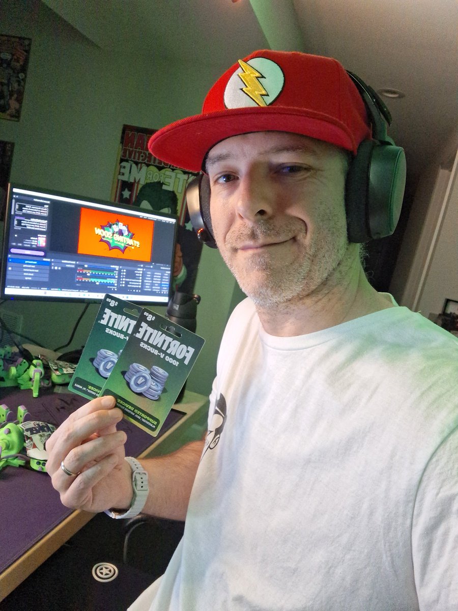 Fortnite 
Vbucks
Giveaways
Twitch 
Right now
Link in bio
LFG