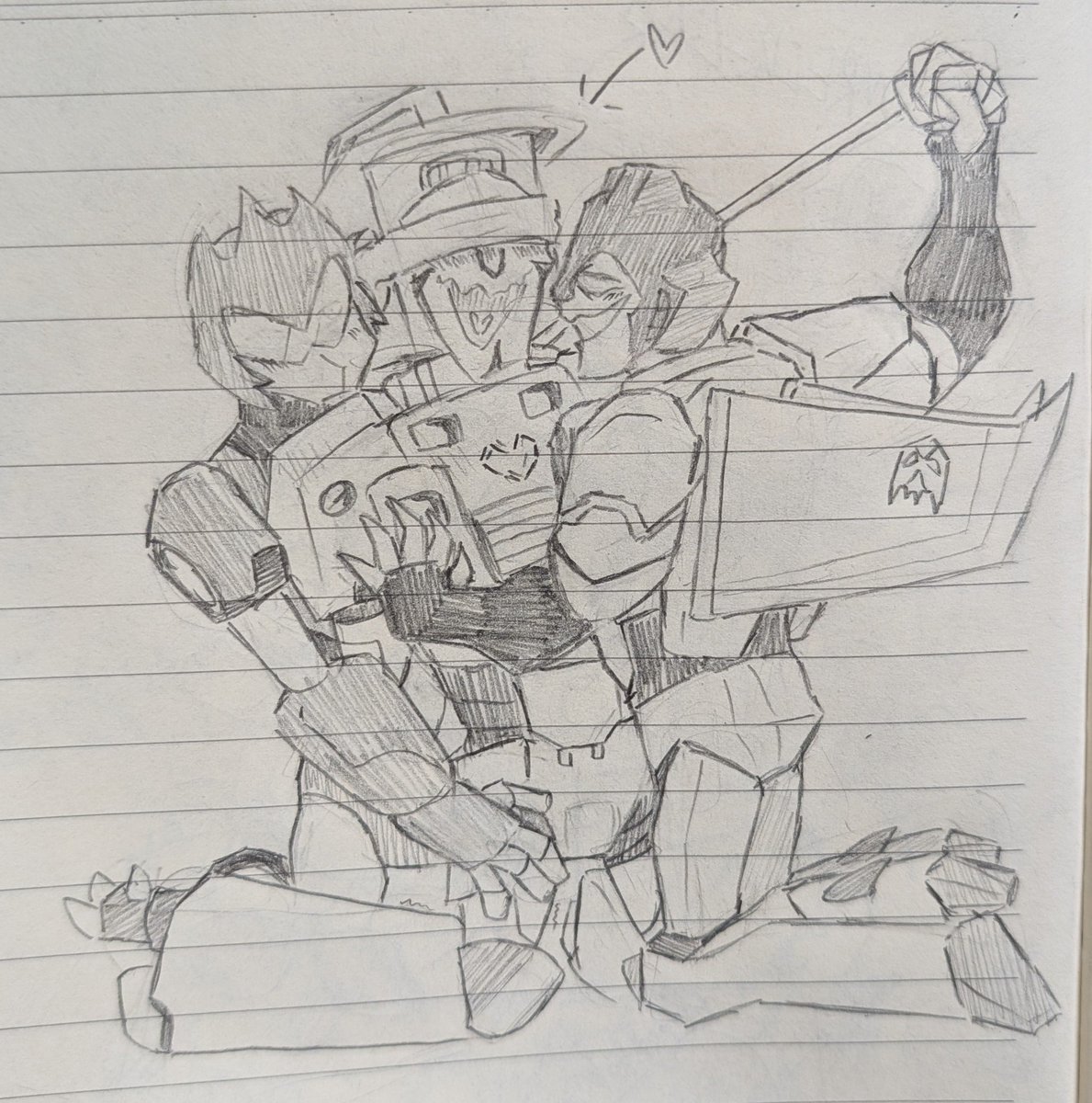MossyCobble18's tweet photo. Wreck-Gar and his two awesome boyfriends (Starscream and my TF oc) 
#valveplug https://t.co/G640Zo2Ej6