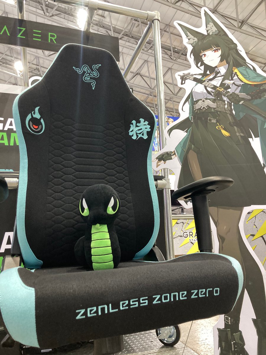 🐍Razer x ZZZ コラボ登場！🐍／ 東京ゲームショウ会場 Hall 9 エリア