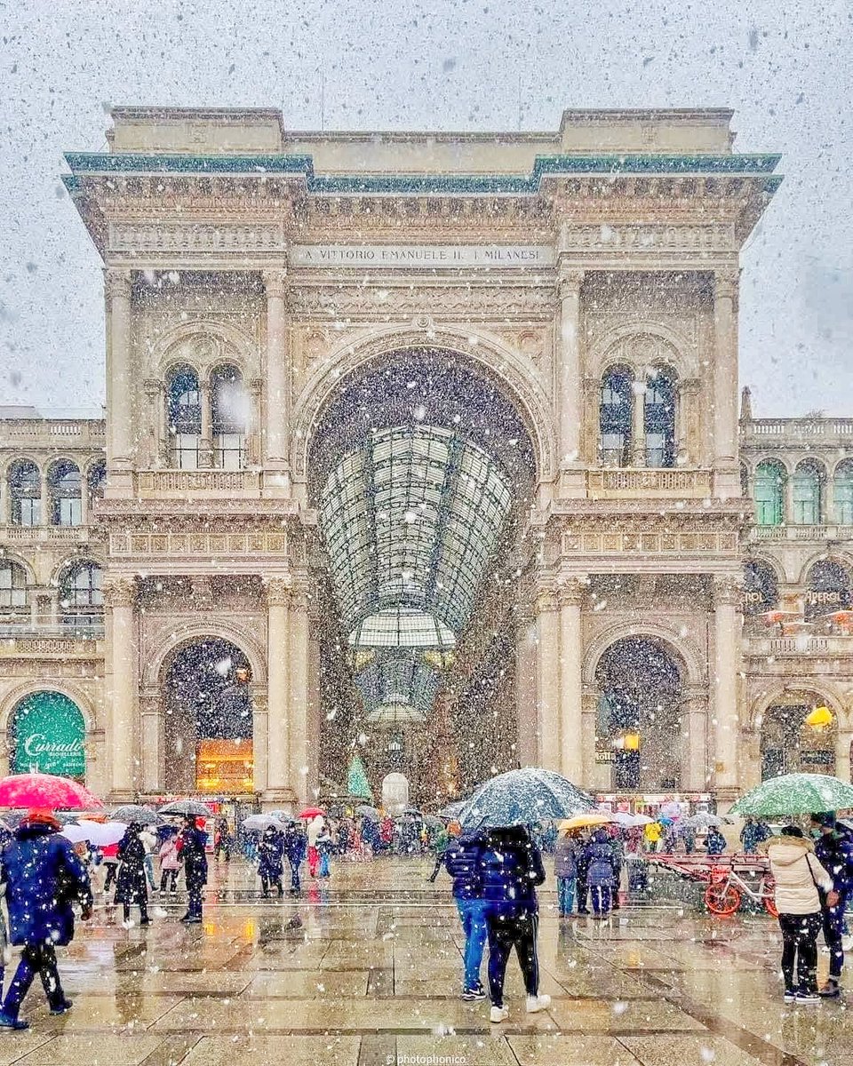 Winter in Milan, Italy 🌧️🌫️