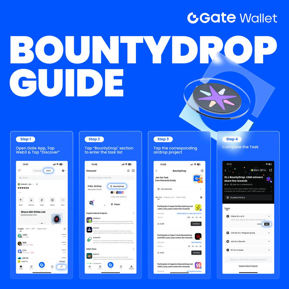 DollyFariha's tweet photo. Campaign name- XL1 Bounty Drop 

Ann：https://t.co/FdCs9rrLp8

Sign-up :https://t.co/vf3dP54mjL https://t.co/Ya6lnVwhhZ