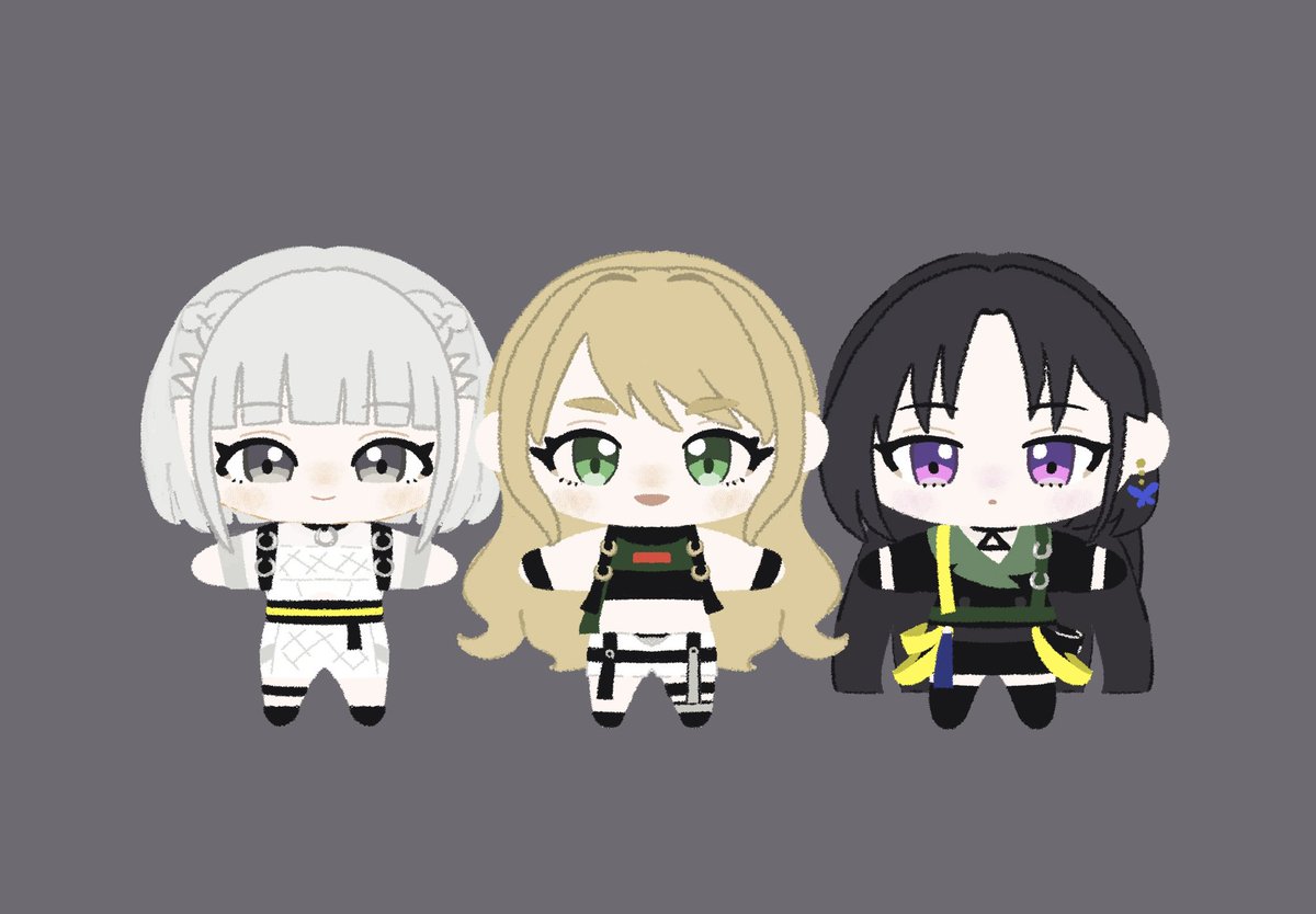 仲良しぬいセット
#アイプラらくがき部
