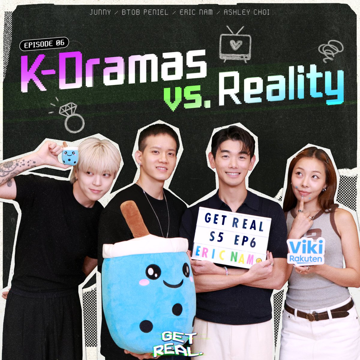 SURPRISE guest alert! 🎉

Eric Nam joins this episode of Get Real to dive into his favorite K-Dramas — from common stereotypes to his own journey into acting. We share our honest thoughts on the rising trend of K-Dramas and how their global popularity has impacted the spread of